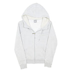 PUMA Womens Grey Zip Hoodie Jacket UK 12 Cotton Blend Casual Sweatshirt