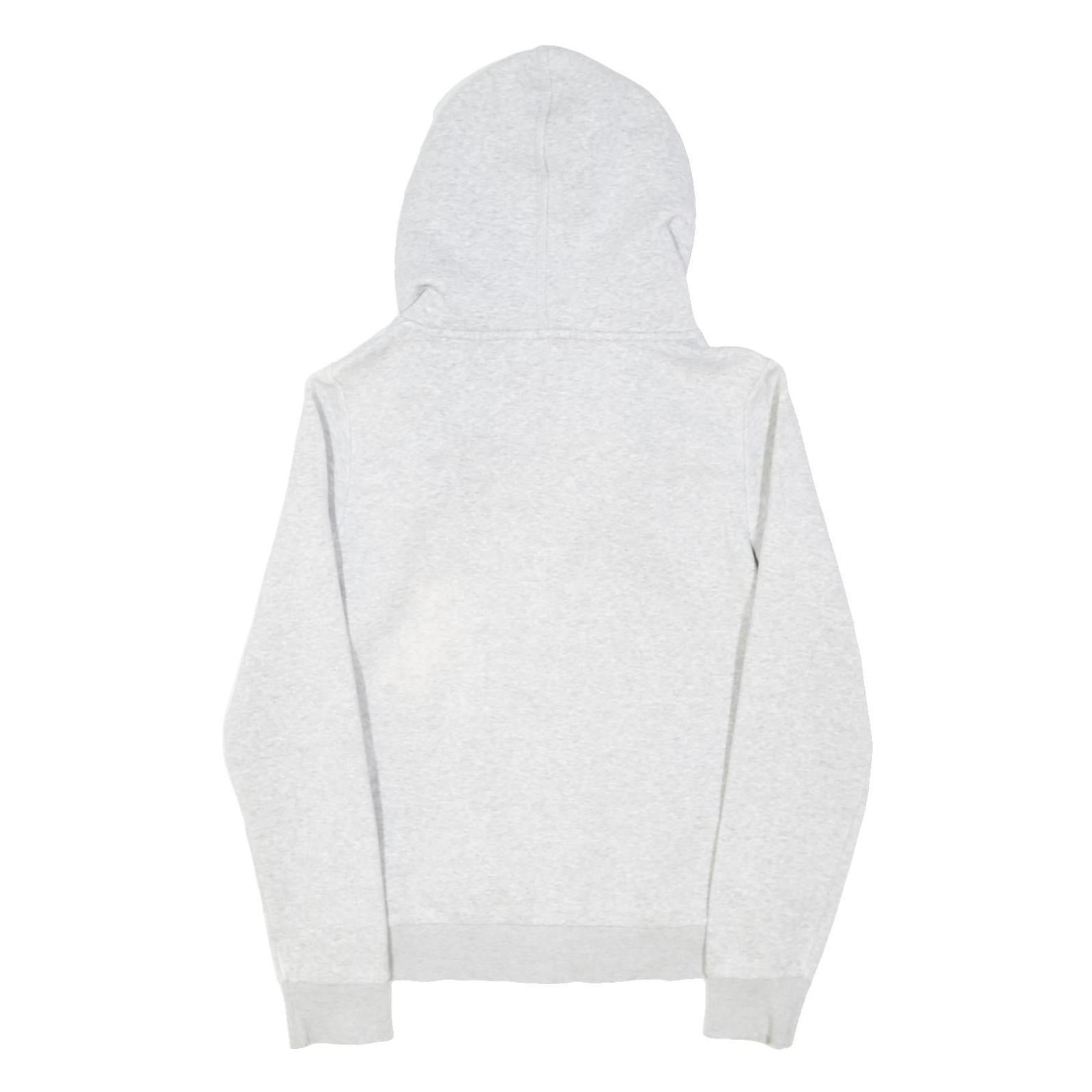 PUMA Womens Grey Zip Hoodie Jacket UK 12 Cotton Blend Casual Sweatshirt
