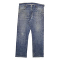 LEVI'S 501 Mens Jeans Blue Regular Straight Denim Medium W36 L28 Classic Button