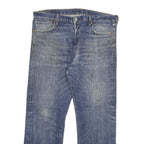 LEVI'S 501 Mens Jeans Blue Regular Straight Denim Medium W36 L28 Classic Button