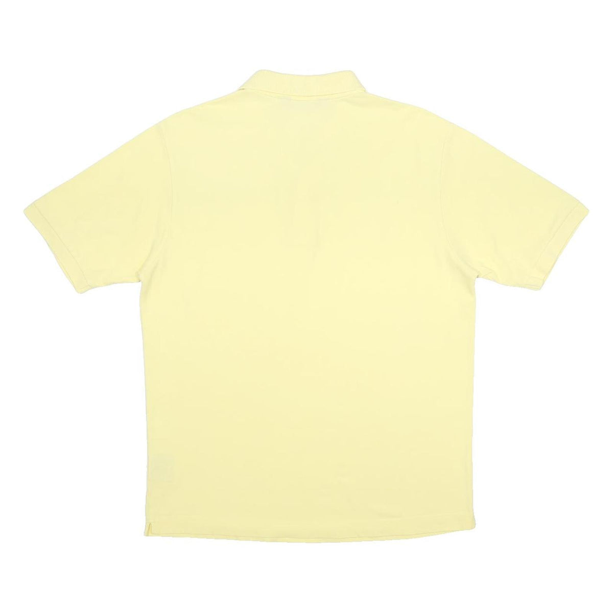 KAPPA Mens Yellow Short Sleeve Plain M Cotton Casual Polo Shirt