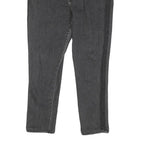 LEVI'S 721 Womens Jeans Black Regular Skinny Denim Raw W31 L25 Stylish Fit