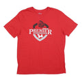 NIKE Mens Red Premier Invitational Graphic T-Shirt XL Short Sleeve Crew Neck