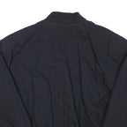 Womens Black Casual Button Jacket XS Polyester Blend Plain Long Sleeve Classic
