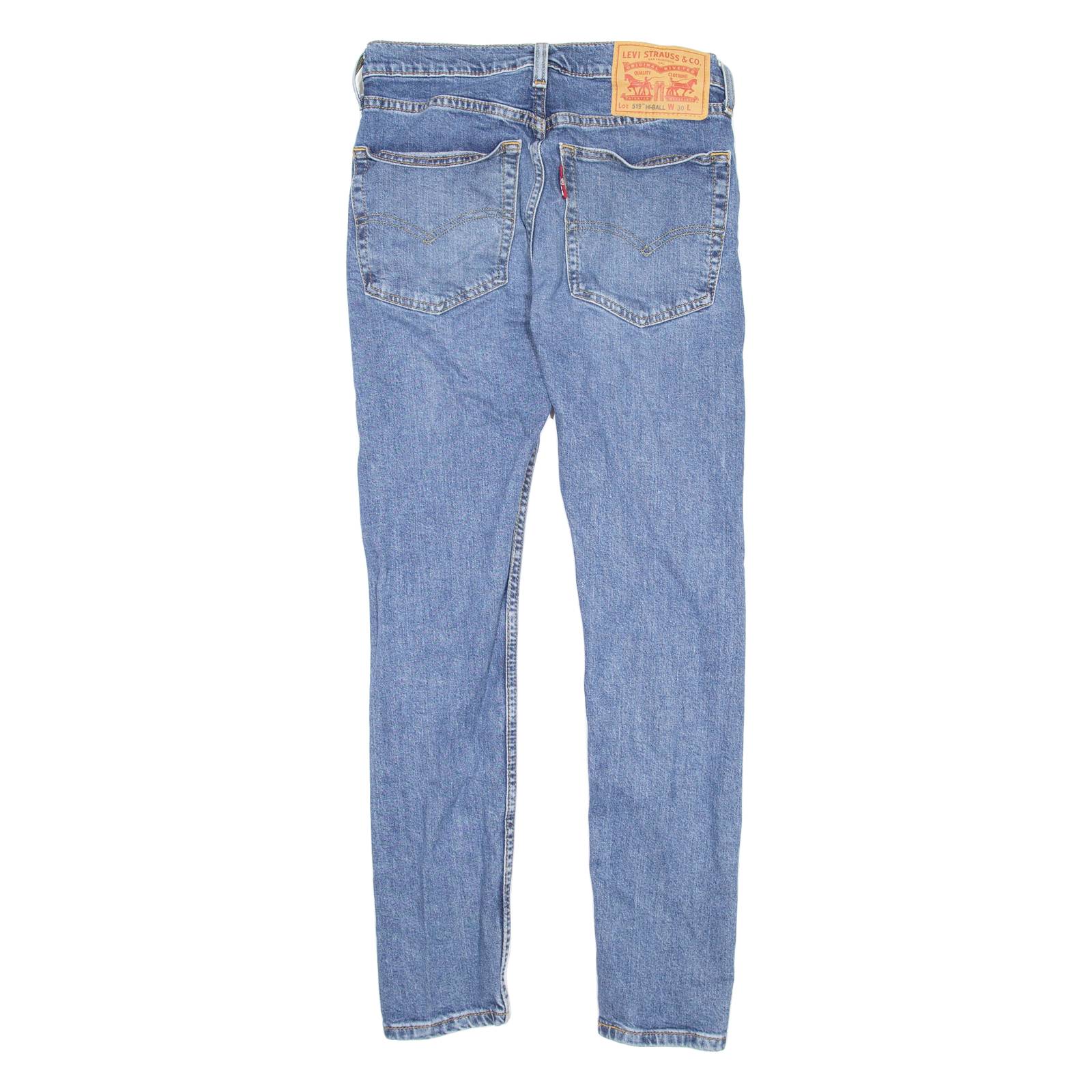 LEVI'S 519 Jeans Mens Blue Slim Skinny W30 L27