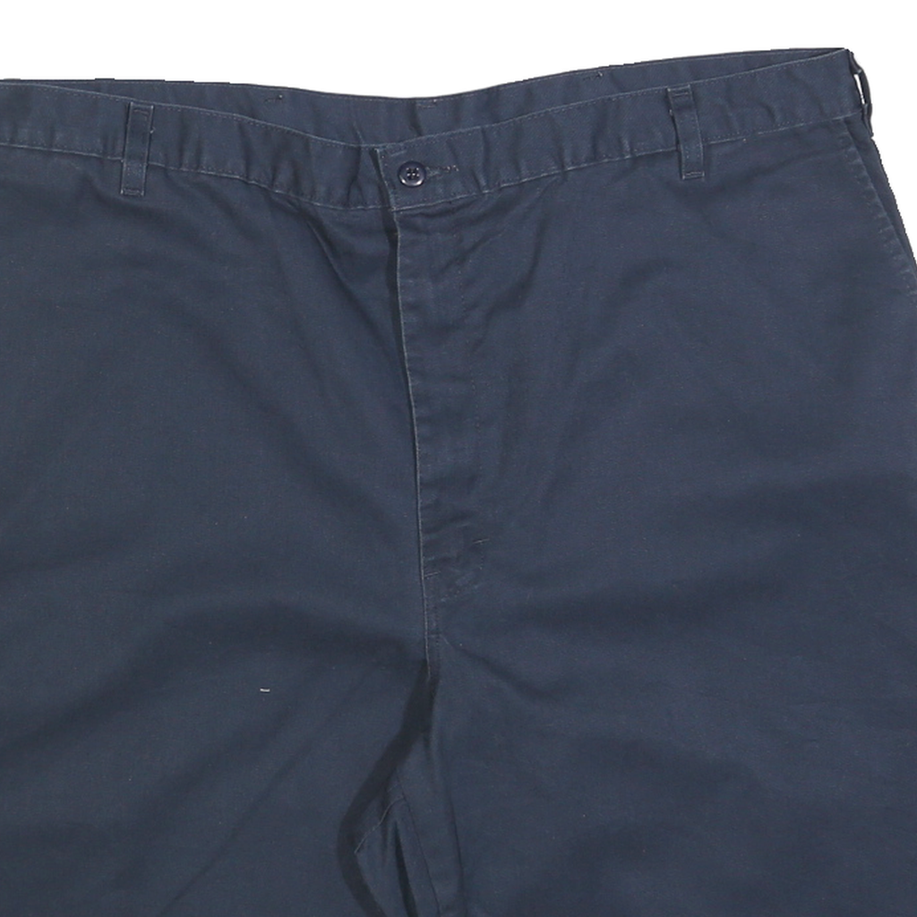 DICKIES Mens Navy Blue Casual Cotton Blend Shorts 2XL W40 Workwear Comfortable