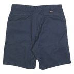 DICKIES Mens Navy Blue Casual Cotton Blend Shorts 2XL W40 Workwear Comfortable