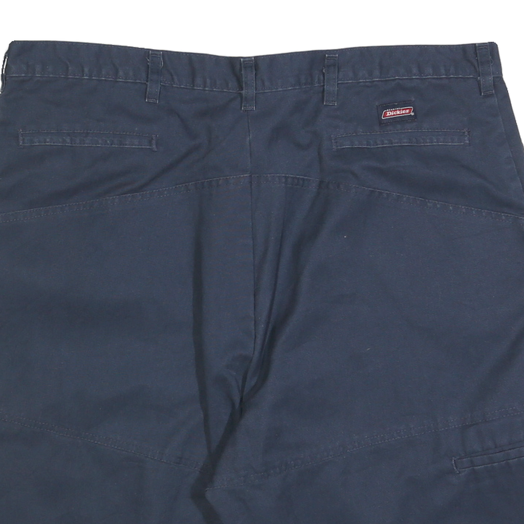 DICKIES Mens Navy Blue Casual Cotton Blend Shorts 2XL W40 Workwear Comfortable