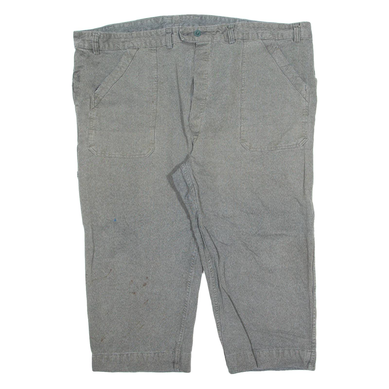 FISCHER PECHEUR Workwear Mens Trousers Grey Regular Straight W50 L23