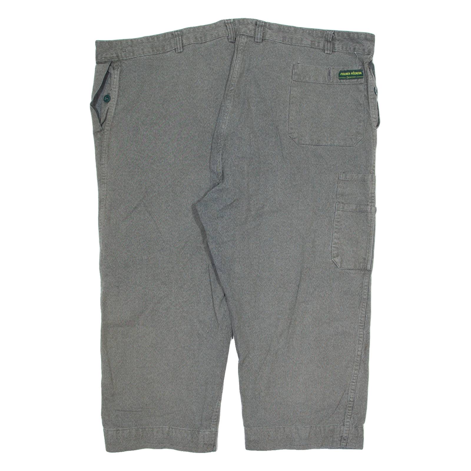 FISCHER PECHEUR Workwear Mens Trousers Grey Regular Straight W50 L23