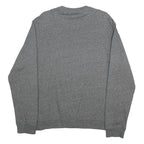 KENZO Mens Grey Tiger Logo Crew Neck L Sweatshirt Cotton Blend Pullover