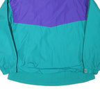 COLUMBIA Mens Blue & Purple Outdoor Jacket XL Polyester Blend Plain Zip