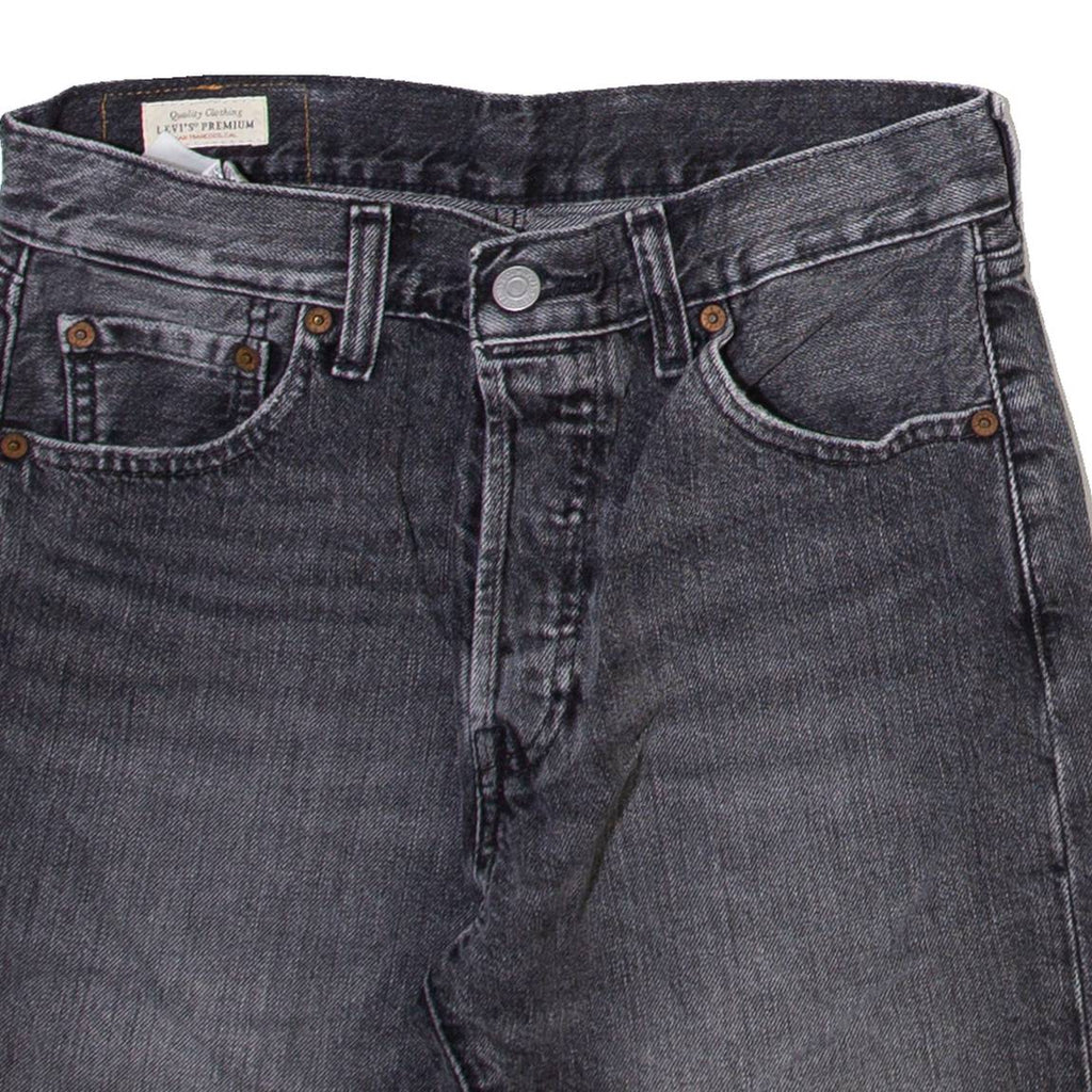 LEVI'S 501 93 Big E Womens Denim Shorts Grey S W29