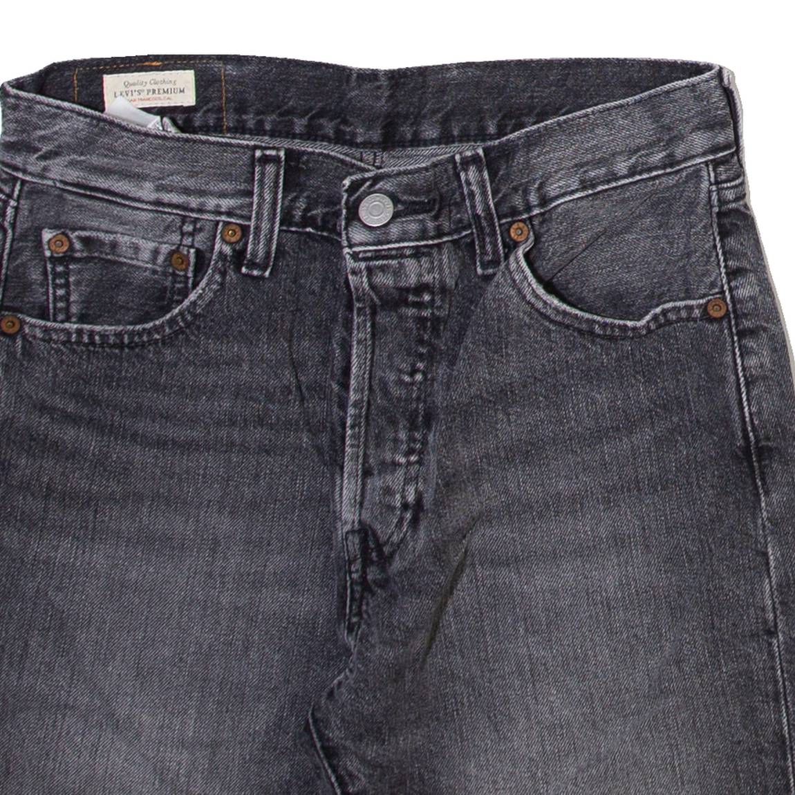 LEVI'S 501 93 Big E Womens Denim Shorts Grey S W29