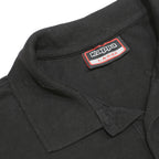 KAPPA Mens Black Cotton Short Sleeve Logo Polo Shirt L Casual Basic
