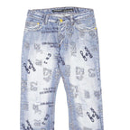 CIPO & BAXX Mens Jeans Blue Regular Straight Denim Medium W29 L28 Distressed