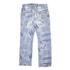 CIPO & BAXX Mens Jeans Blue Regular Straight Denim Medium W29 L28 Distressed