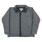 COLUMBIA Mens Grey & Black Outdoor Jacket XL Polyester Blend Zip Casual