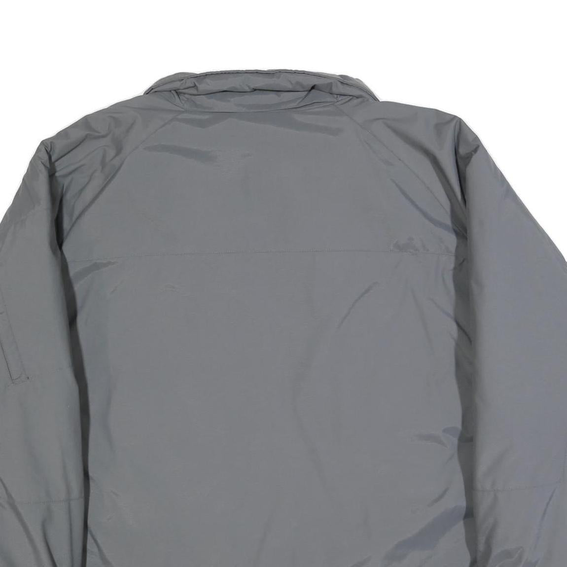 COLUMBIA Mens Grey & Black Outdoor Jacket XL Polyester Blend Zip Casual