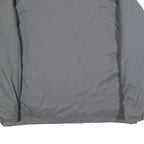 COLUMBIA Mens Grey & Black Outdoor Jacket XL Polyester Blend Zip Casual