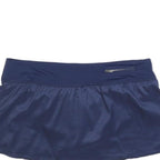 NIKE Womens Blue Sports Skort Mini Polyester Blend L Athletic Activewear