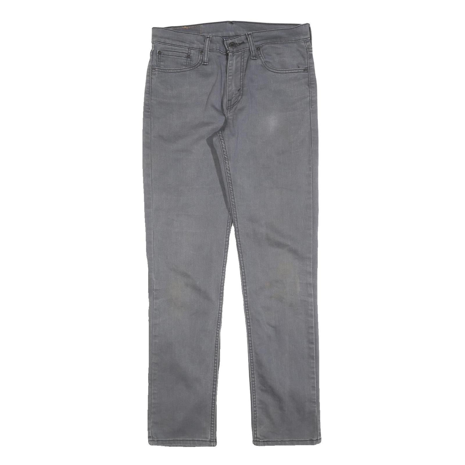 LEVI'S 511 Slim Mens Jeans Grey Slim Skinny Denim W31 L32 Stylish Casual