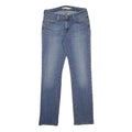 LEVI'S Womens Blue Regular Straight Denim Medium W29 L32 Zip Jeans