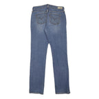 LEVI'S Womens Blue Regular Straight Denim Medium W29 L32 Zip Jeans