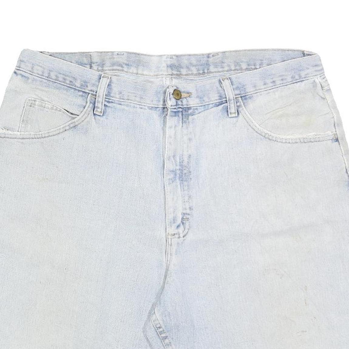 WRANGLER Mens Denim Blue Casual Shorts XL W38 Classic Fit Cotton Blend