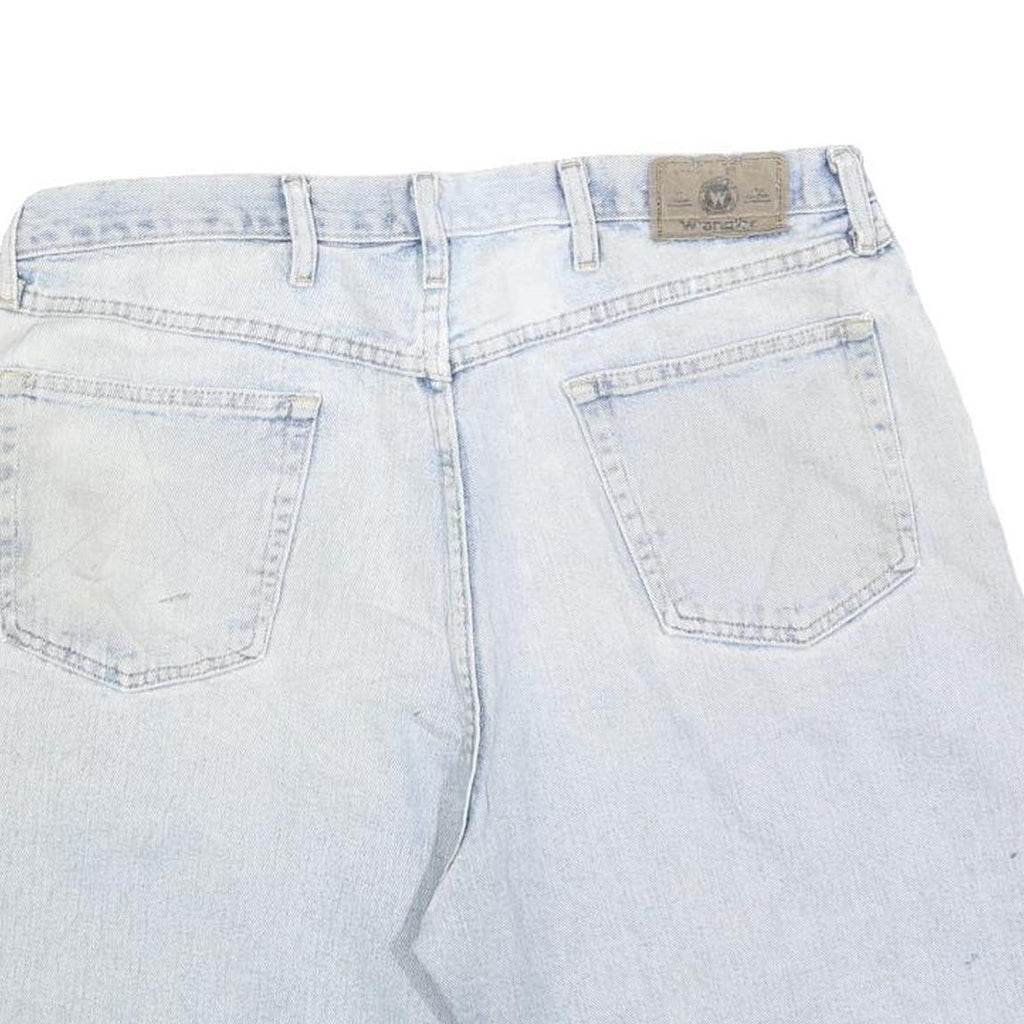 WRANGLER Mens Denim Blue Casual Shorts XL W38 Classic Fit Cotton Blend