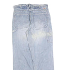 DICKIES Mens Relaxed Light Blue Denim Cotton Blend Jeans W36 L32 Casual Zip