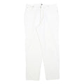 SYLVANIA FASHION Womens White Regular Fit Straight Denim Jeans W28 L28 Cotton