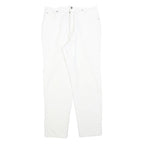 SYLVANIA FASHION Womens White Regular Fit Straight Denim Jeans W28 L28 Cotton