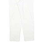 SYLVANIA FASHION Womens White Regular Fit Straight Denim Jeans W28 L28 Cotton