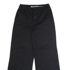 DICKIES Workwear Womens Twill Trousers Black Regular Wide-Leg W30 L27
