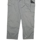 DICKIES Mens Grey Straight Twill Workwear Relaxed Cargo Trousers W40 L30