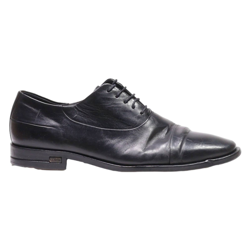 LLOYD Oxford Shoes Black Leather Mens UK 7.5