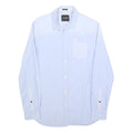 GUESS Mens Blue Slim Fit Shirt S Cotton Blend Casual Long Sleeve