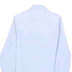 GUESS Mens Blue Slim Fit Shirt S Cotton Blend Casual Long Sleeve
