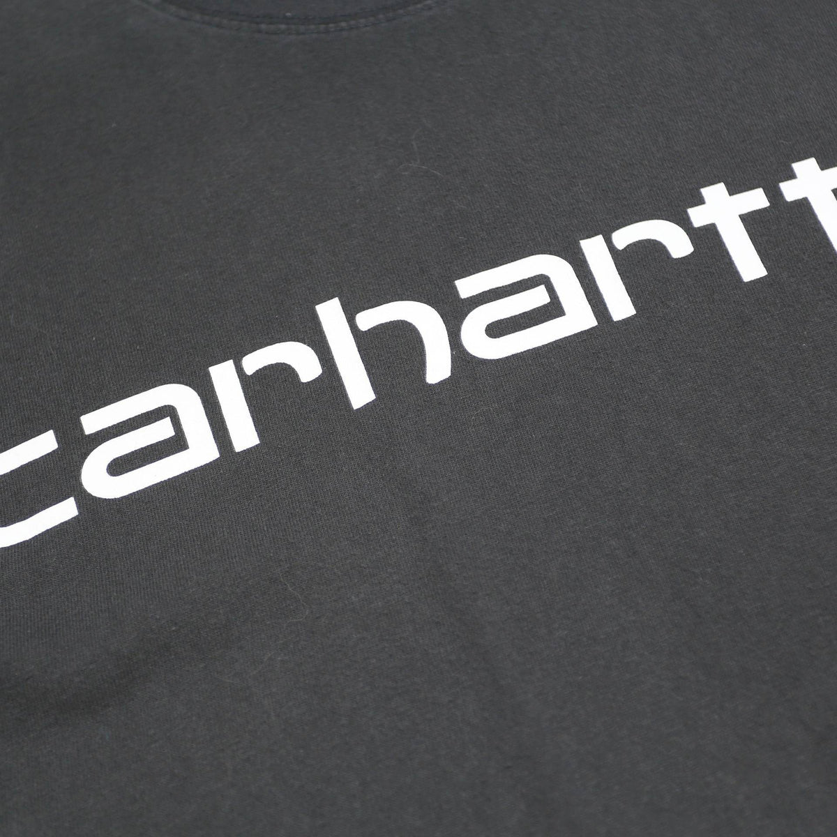 CARHARTT Mens Black Logo Graphic T-Shirt M Short Sleeve Crew Neck Cotton