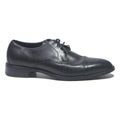 COLE HAAN Mens Black Leather Derby Shoes Uk 11.5 Classic Formal Dress Footwear