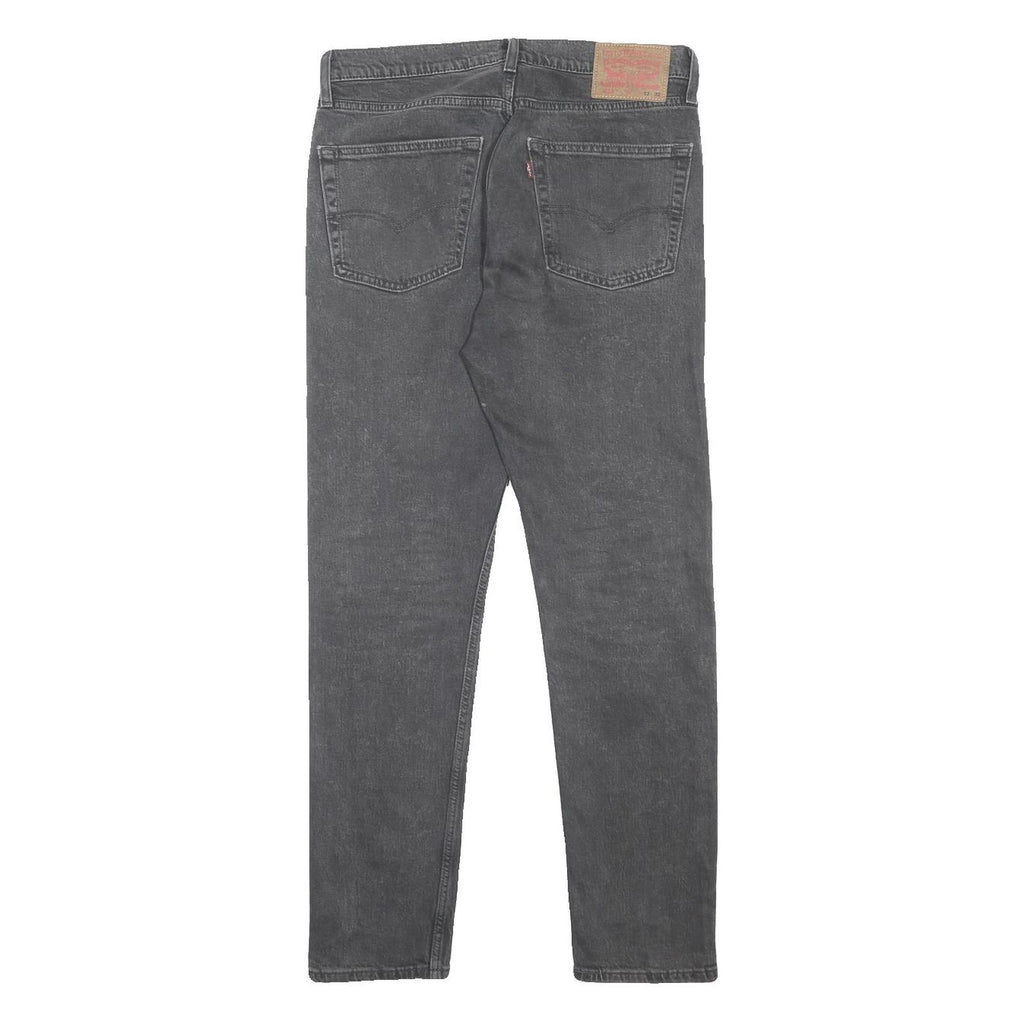 LEVI'S 515 Mens Jeans Black Slim Skinny Denim Medium W32 L32 Slim Fit Zip