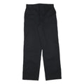 DICKIES Mens Black Cotton Blend Regular Fit Straight Leg Trousers W30 L31