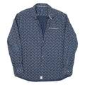 PIERRE CARDIN Mens Shirt Blue Paisley Long Sleeve L
