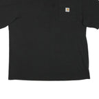 CARHARTT Mens Black T-Shirt XL Short Sleeve Crew Neck Pocket Logo