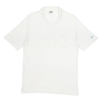 PUMA Mens White Short Sleeve Plain Polo Shirt XL Cotton Blend Casual