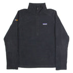 PATAGONIA Womens Fleece Black 1/2 Zip L