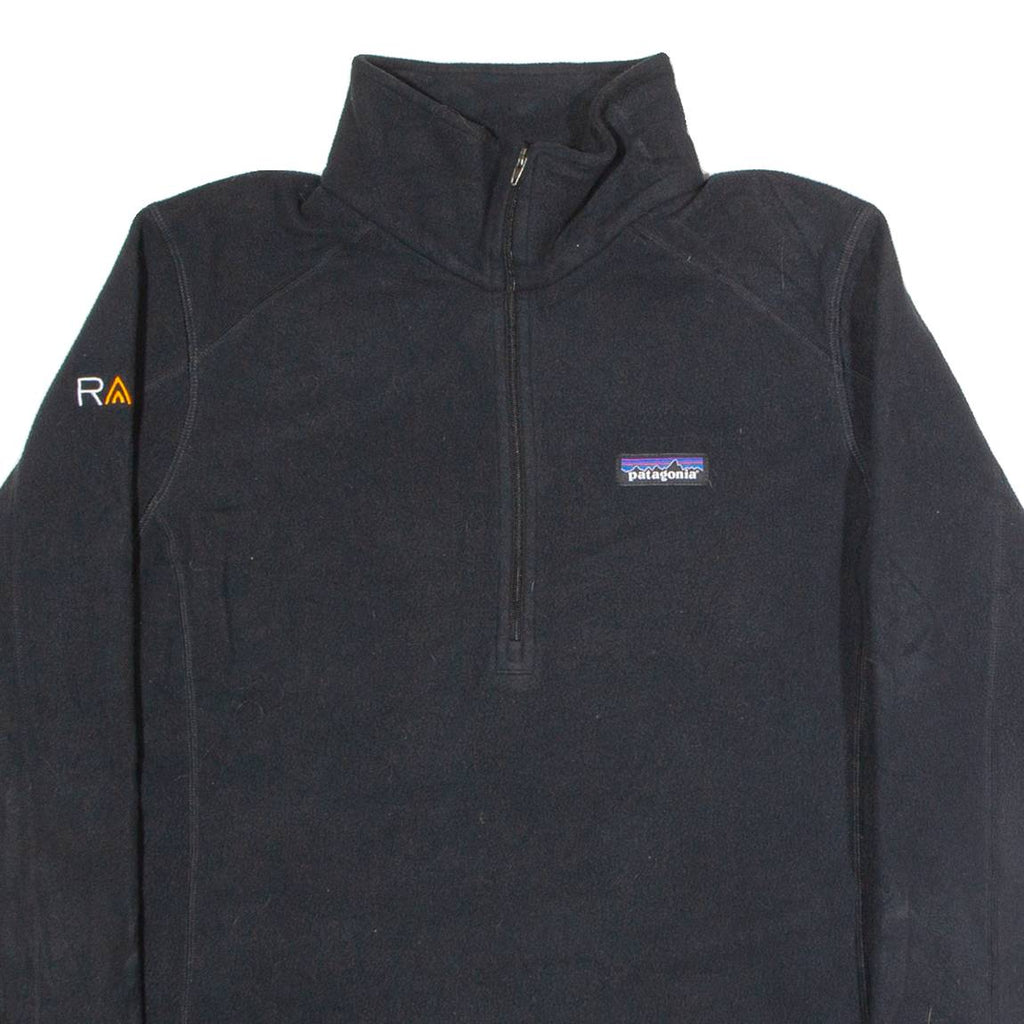 PATAGONIA Womens Fleece Black 1/2 Zip L