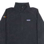 PATAGONIA Womens Fleece Black 1/2 Zip L