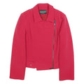 EMPORIO ARMANI Womens Red Jacket XS Zip Pocket Classic Stylish Elegant